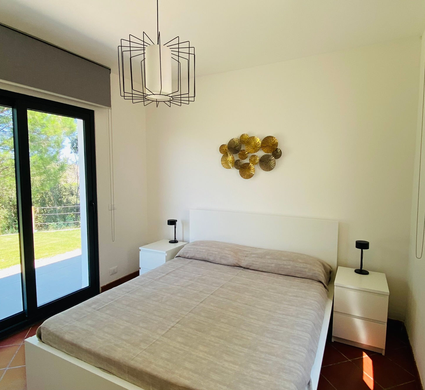 Elegant master bedroom with panoramic views and relaxing atmosphere