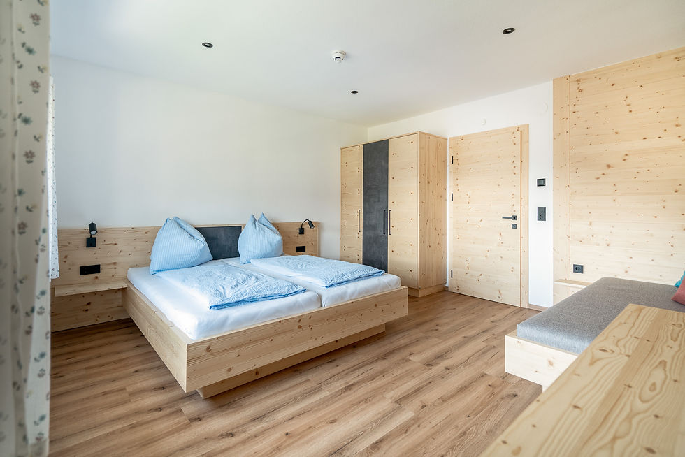 Schlafzimmer des Apartment Gamssteig