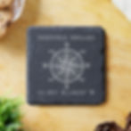 Sheffield Coordinates Slate Coaster wood plant cookie background