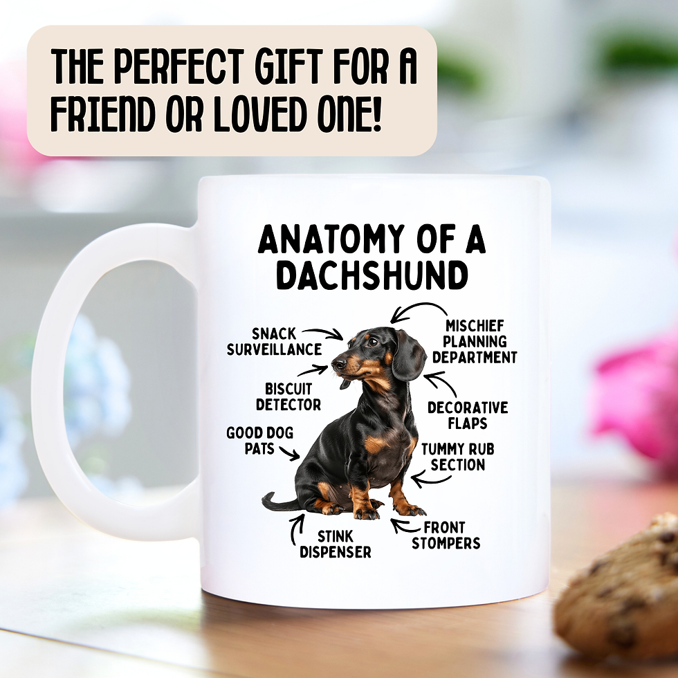 Anatomy of a Dachshund Mug