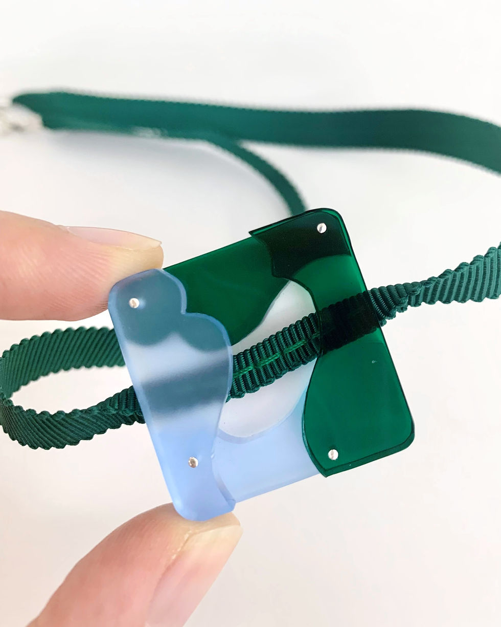 Thumbnail: Cursive in Green and Blue
