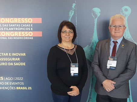 AHESC e FEHOSC marcam presença em importante evento da Confederação das Santas Casas de Misericórdia