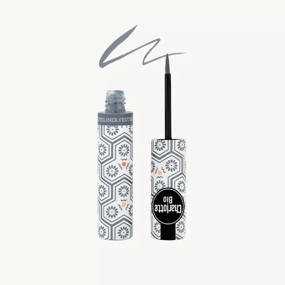 Thumbnail: Organic Eyeliner (vilt- en penseeltip) - Charlotte Bio
