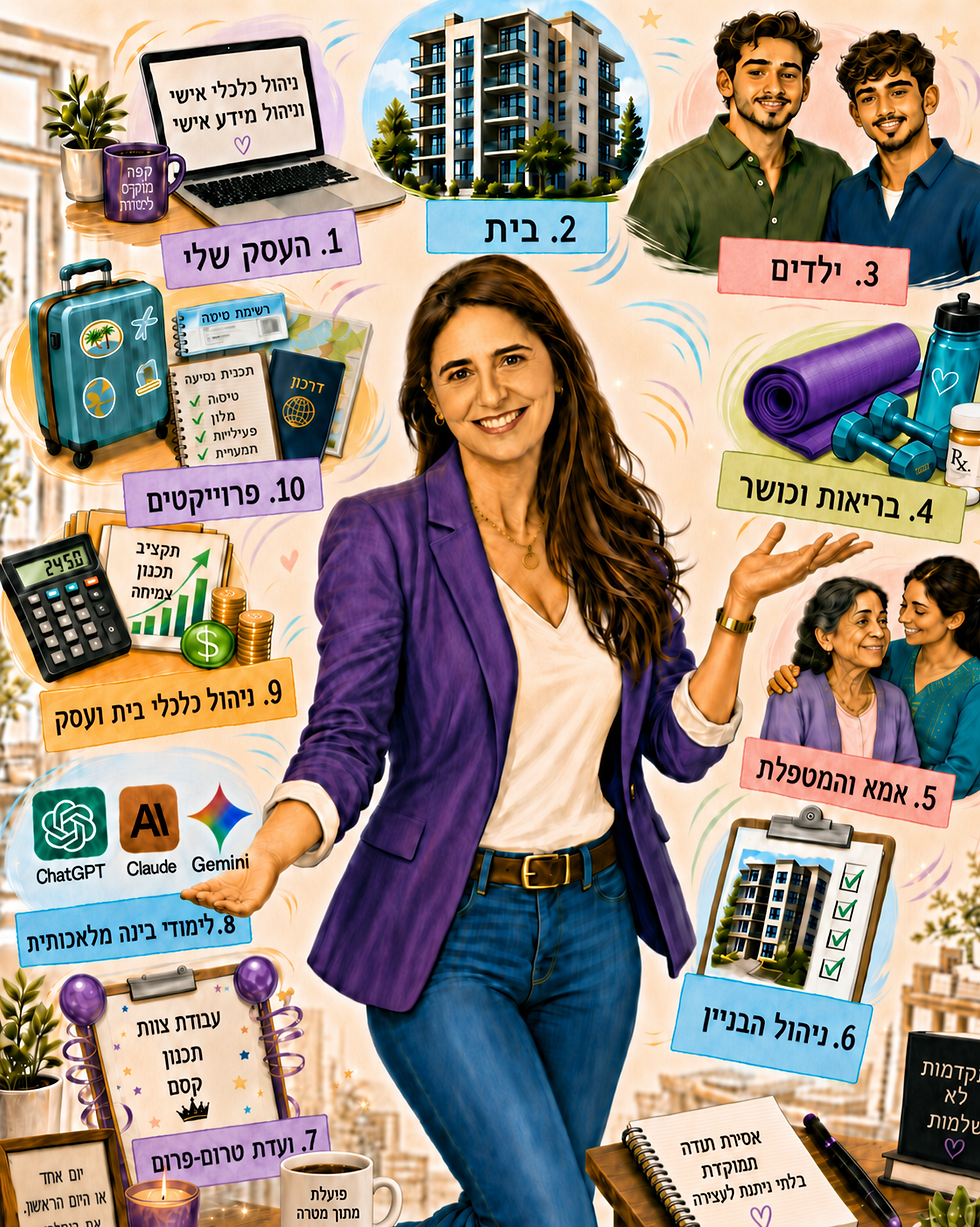 לא רק To Do List: איך מנהלים חיים עם המון כדורים באוויר?