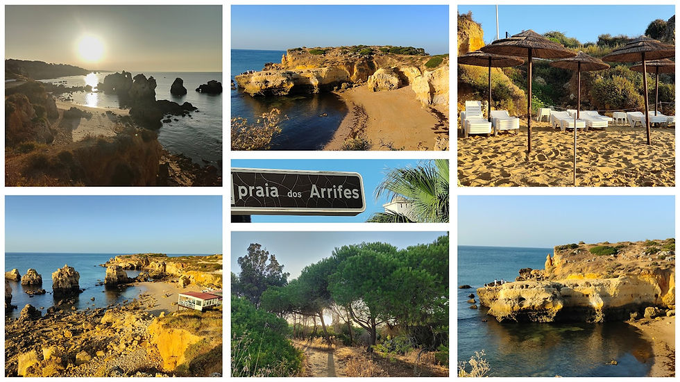 Algarve Beaches Between Faro and Lagos