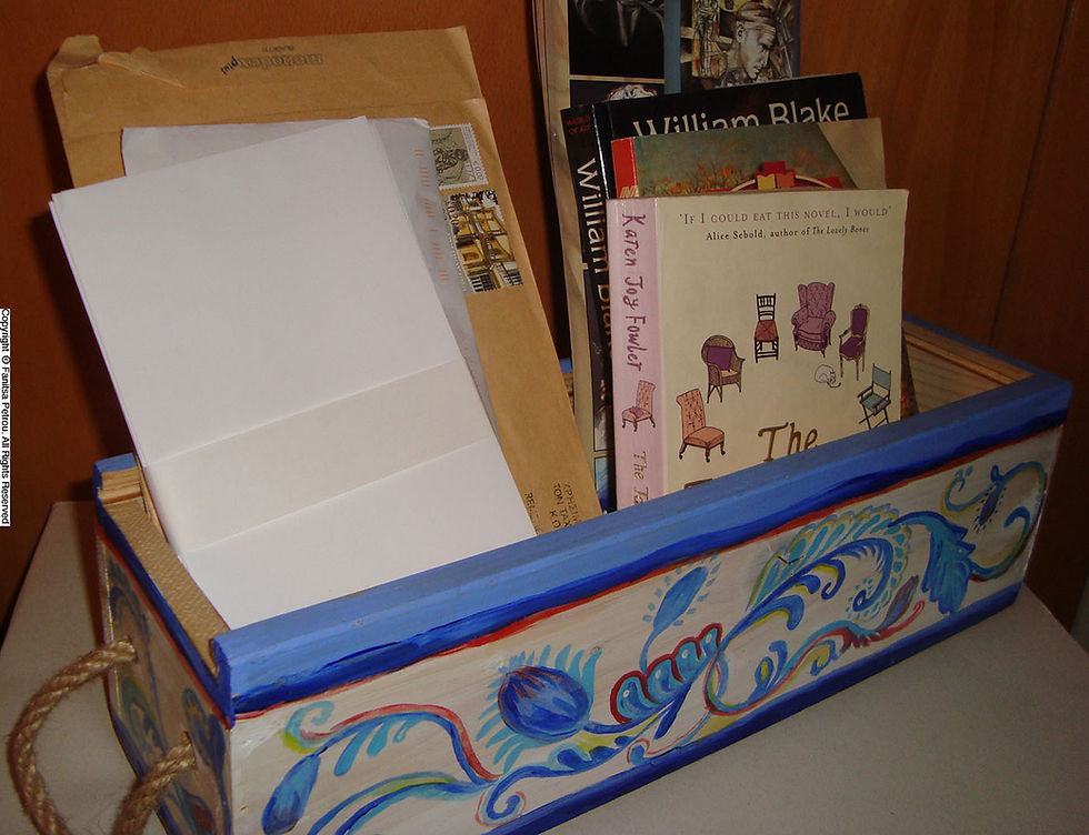 Thumbnail: Hand painted Wine Bottle wooden box, 2