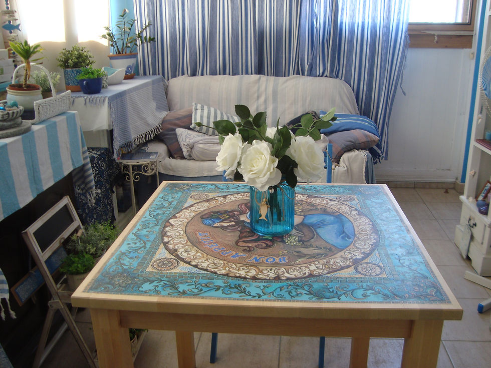 Thumbnail: "Bon Appetit" kitchen table