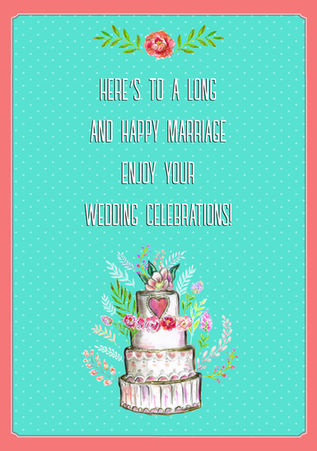 wedding card-a long and happy marriage-congratulations-wedding cake-FanitsaPetrou.jpg
