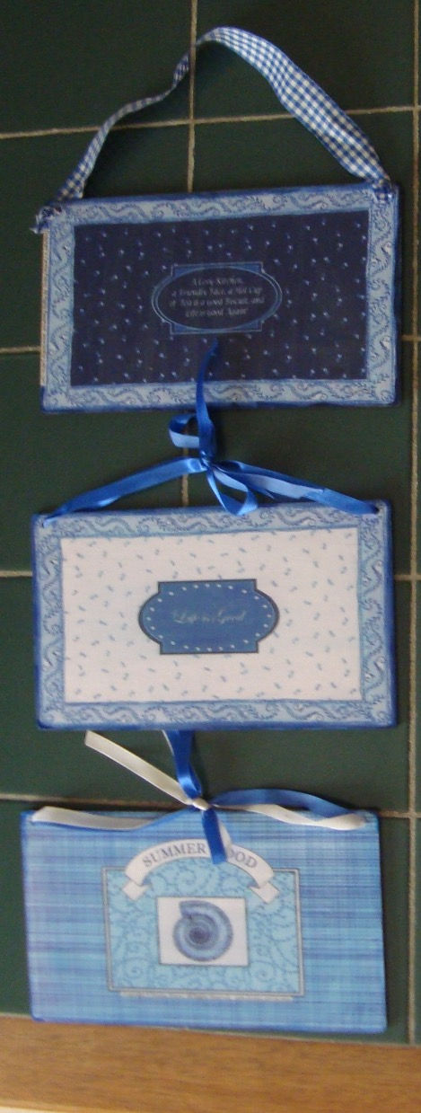 Thumbnail: 'Summer Mood' Blue & White Sign