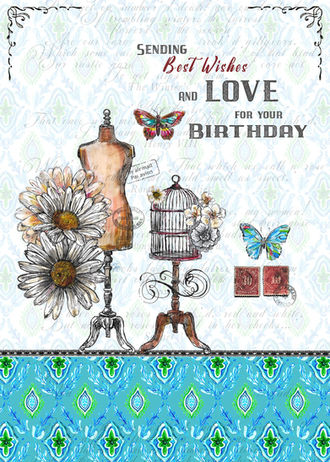 dressmakers dummy-vintage style-shabby chic-birthday-Fanitsa Petrou