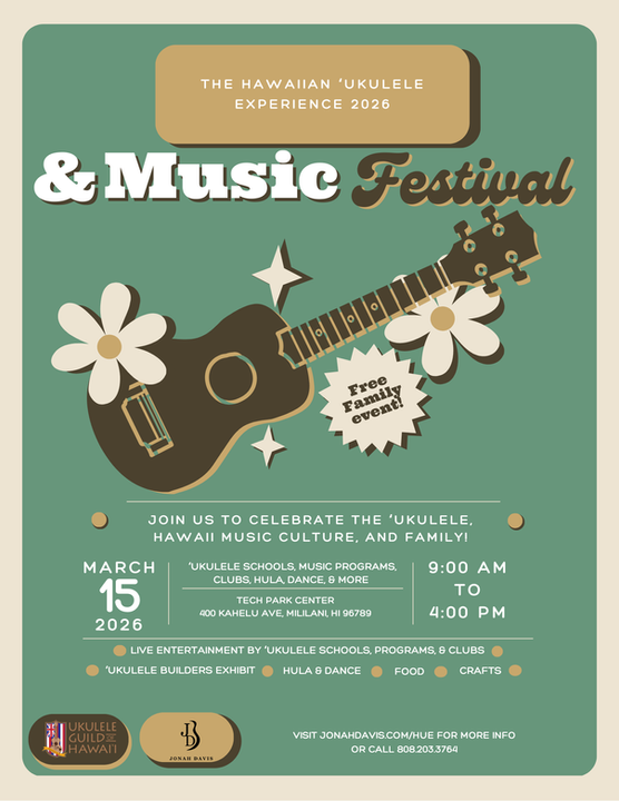 Hawaiian ʻUkulele Experience 26 Flyer.png