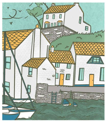 wine label illustration