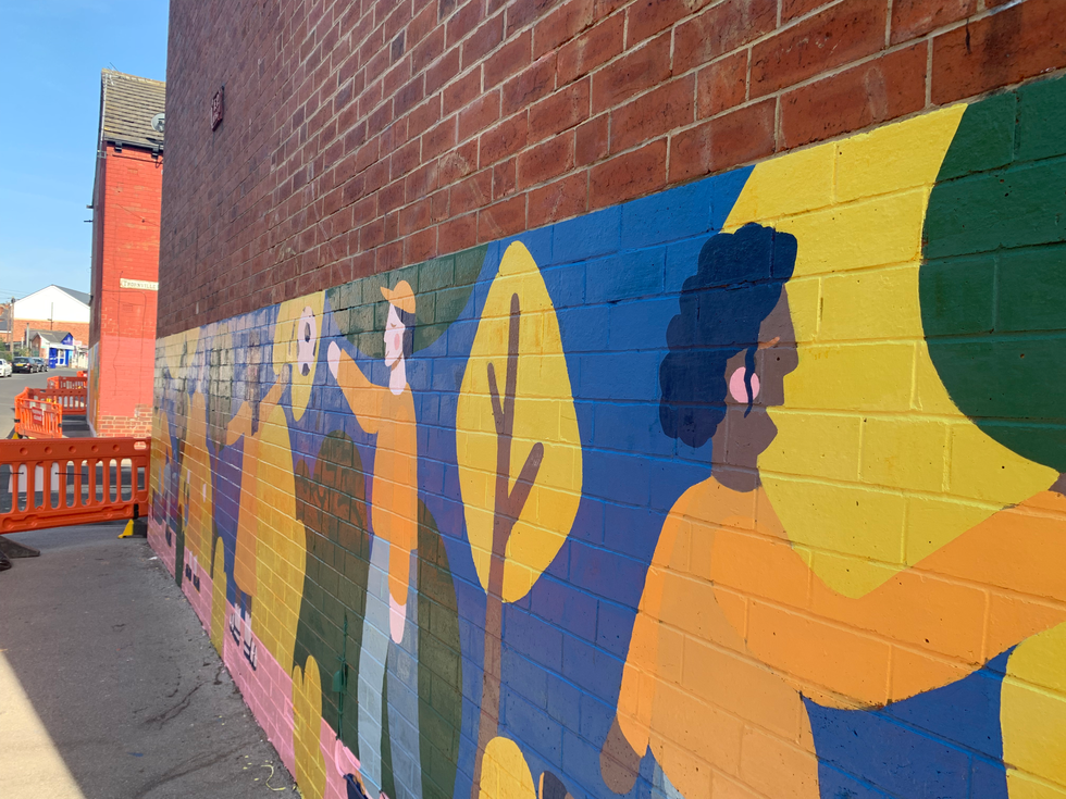 Hyde Park Mural for Leeds City Council