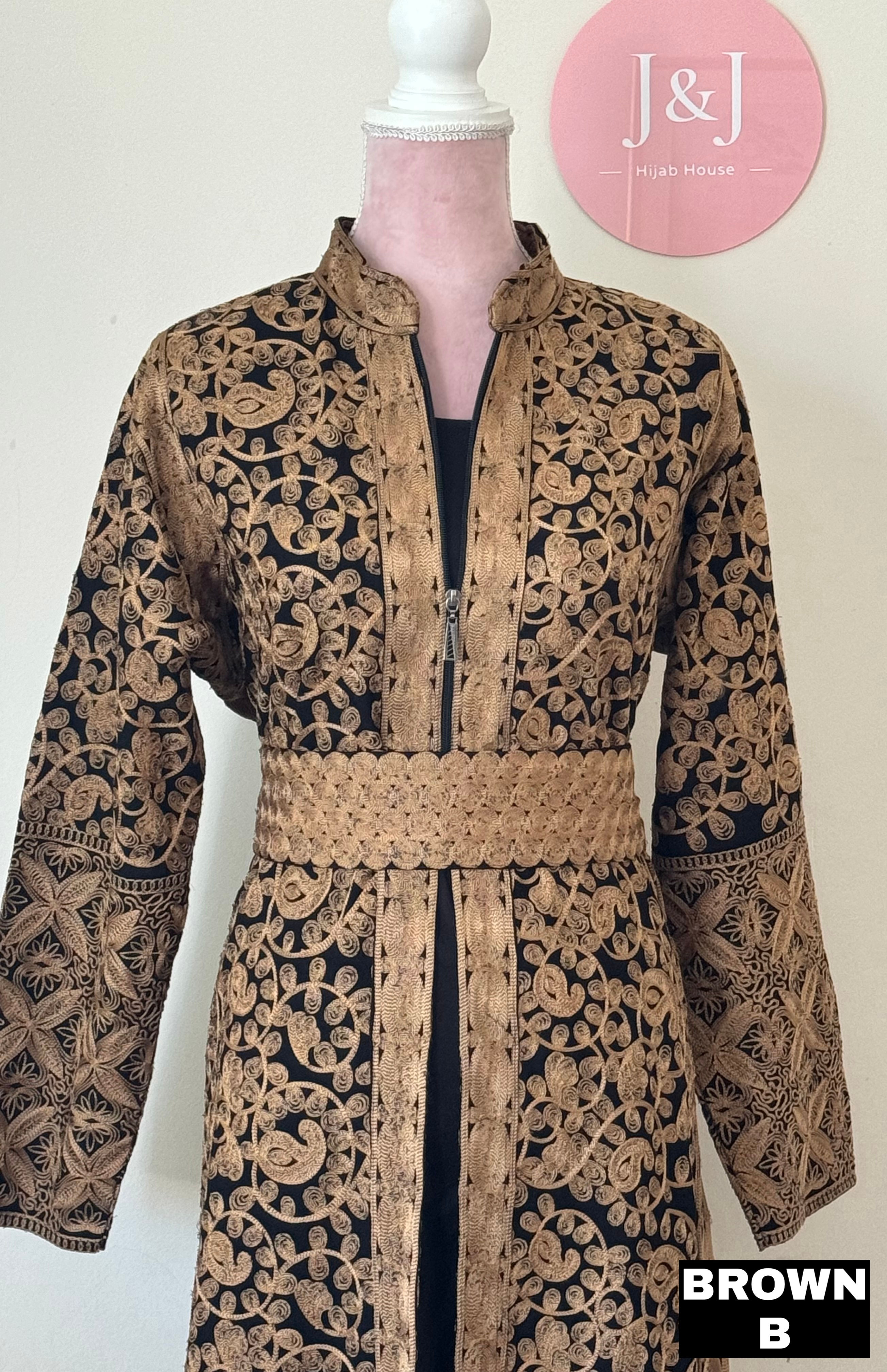 AGHABANI EMBROIDERED SYRIAN KAFTAN SET