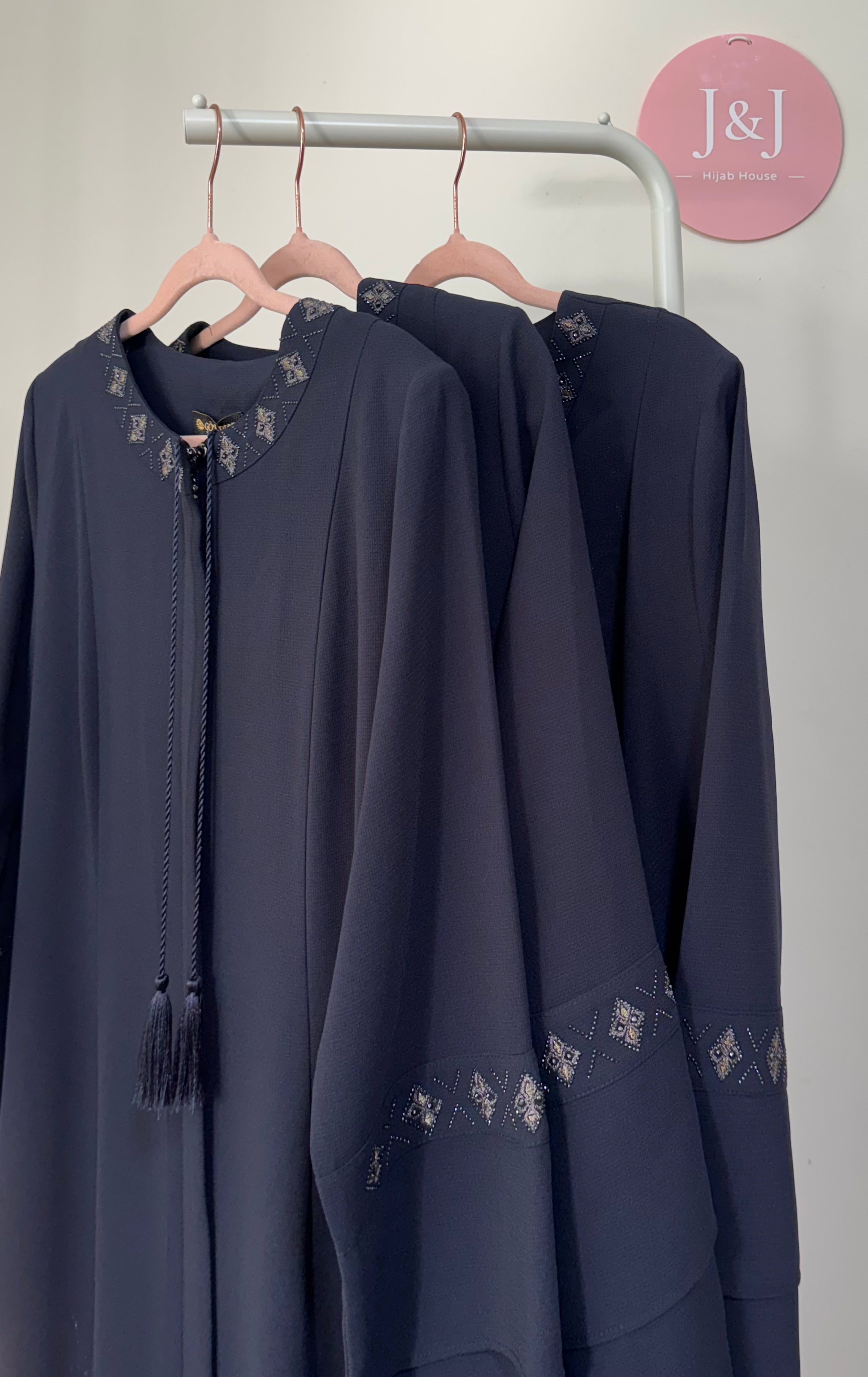 Zipped Glamour Abaya