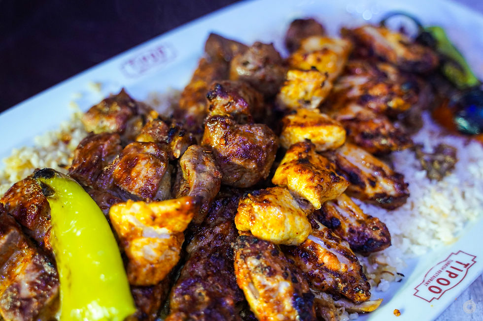 Arranged Food and Objects
