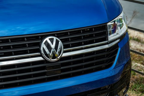 Volkswagen Transport T6 Blue steel front grille VW badge