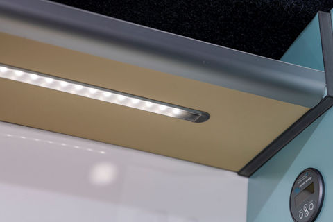 LED strip lighting campervan conversion