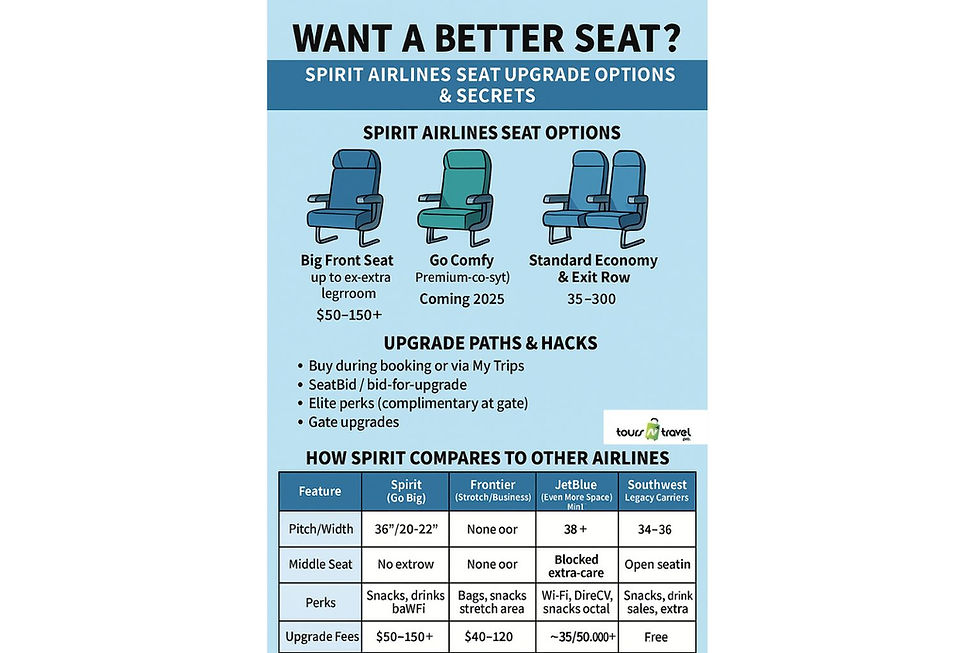 Spirit Airlines Seat Graph
