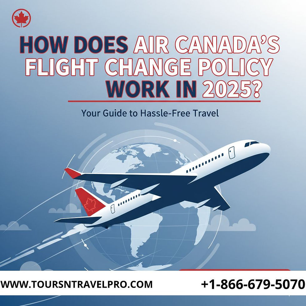 How Does Air Canada's Flight Change Policy Work in 2025?