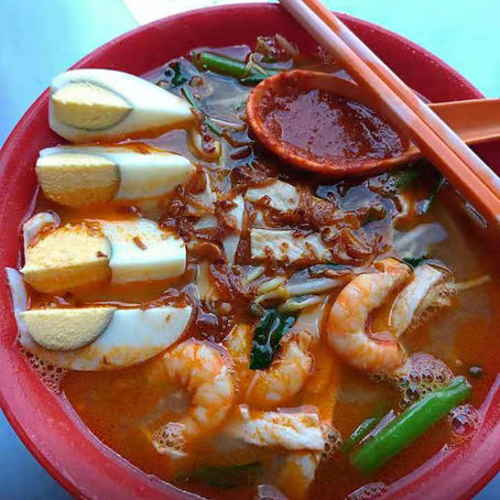 【益虾面】Aik Prawn Mee & Asam Laksa