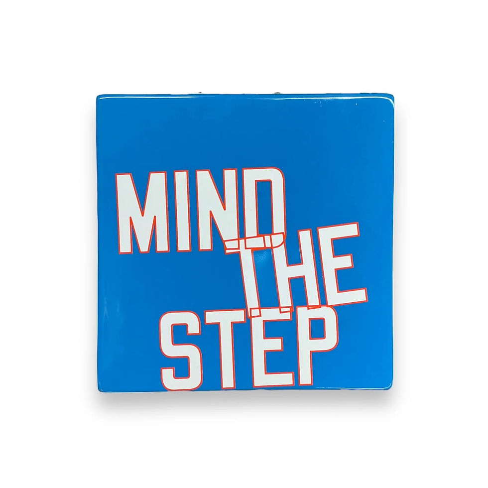 Thumbnail: ⚠️MIND THE STEP⚠️ - Lawrence Weiner
