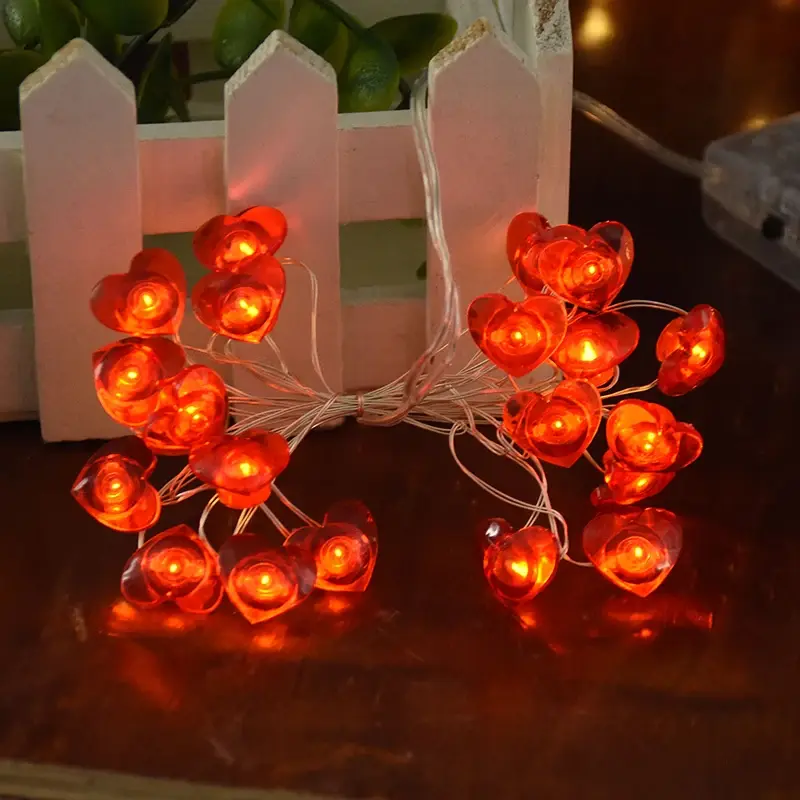 Thumbnail: 10/20led Love Heart String Lights