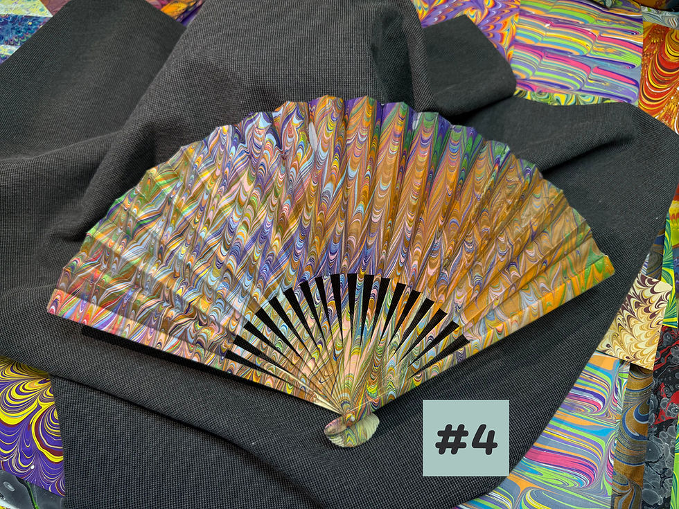 Thumbnail: Marbled Hand Fans 2