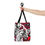 Thumbnail: ORIGINAL ART TOTE BAG BY NYC ARTIST DANIELLE CHARETTE BUTTERFLY GIRL