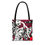 Thumbnail: ORIGINAL ART TOTE BAG BY NYC ARTIST DANIELLE CHARETTE BUTTERFLY GIRL