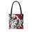 Thumbnail: ORIGINAL ART TOTE BAG BY NYC ARTIST DANIELLE CHARETTE BUTTERFLY GIRL