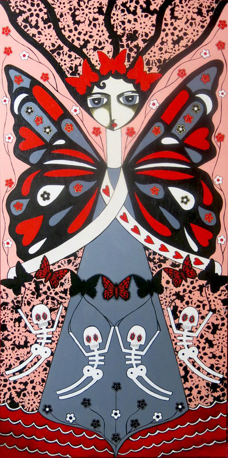 Papillon Noir #3 by artist Danielle Charette