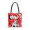 Thumbnail: Eclectic Skeleton Outsider Folk Art Sugar Skull Guitar Tote By Danielle Charette