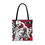 Thumbnail: ORIGINAL ART TOTE BAG BY NYC ARTIST DANIELLE CHARETTE BUTTERFLY GIRL