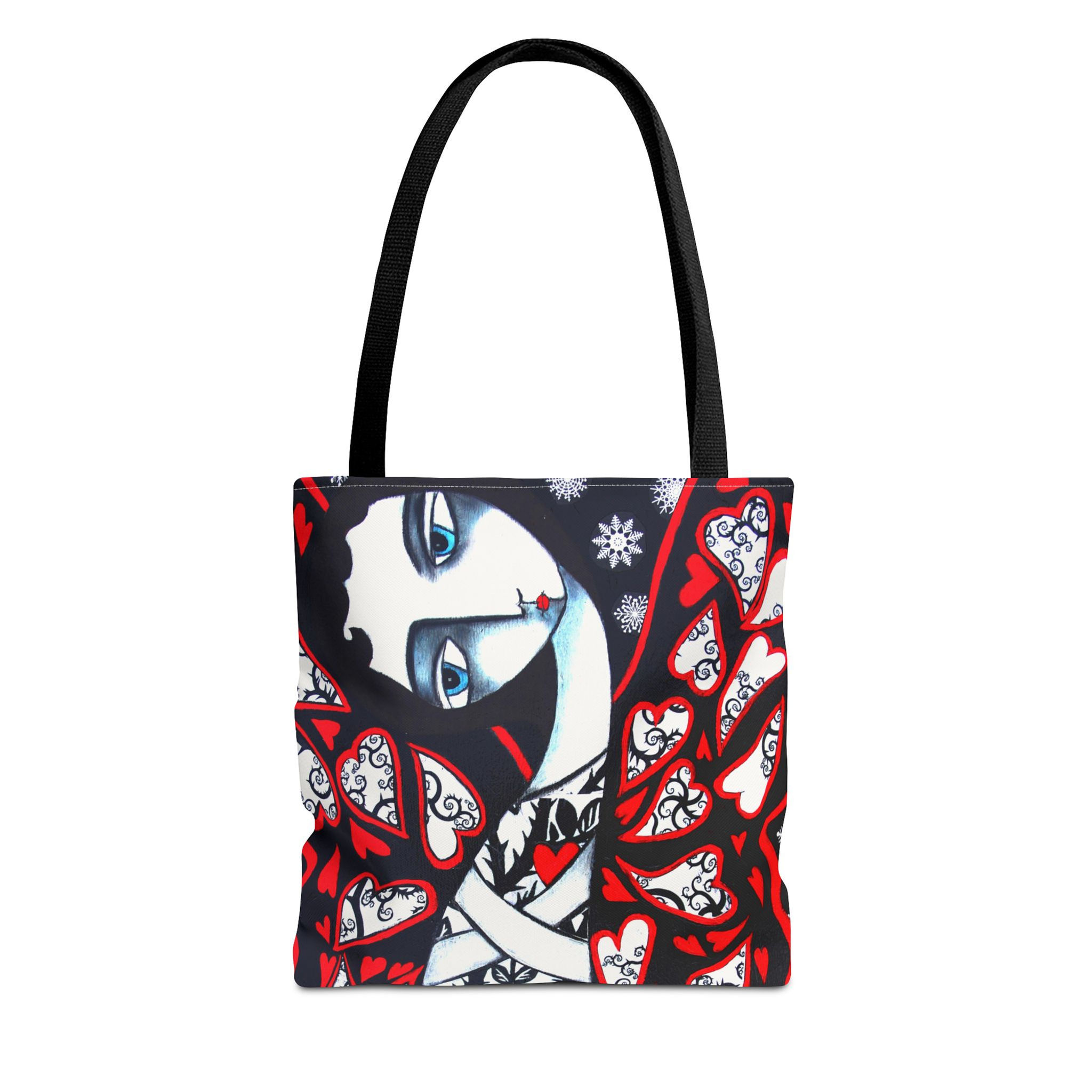 Butterfly Lover Tote Bag Unique Folk Outsider Art By Artist Danielle Charette