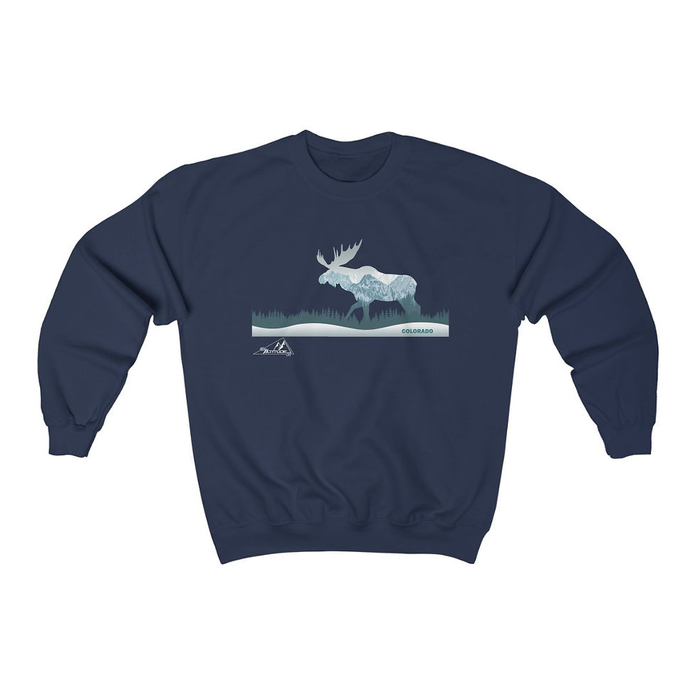 Thumbnail: Moose - Unisex Heavy Blend™ Crewneck Sweatshirt
