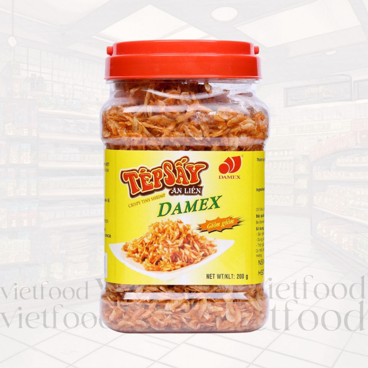 Tép Sấy Ăn Liền Damex 200g