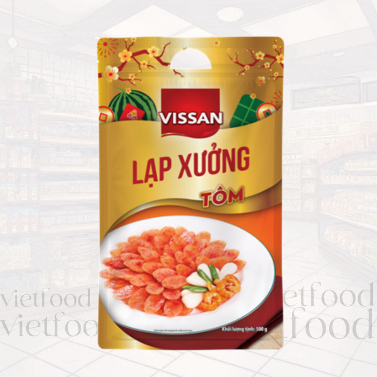 Lạp Xưởng Tôm Vissan 500g