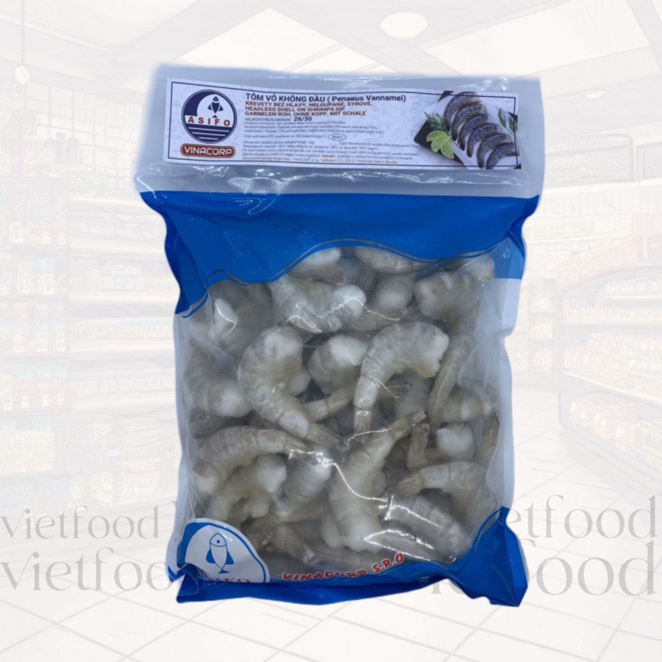 Tôm Vỏ Không Đầu 26/30 1kg