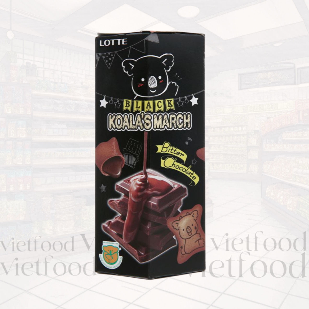 Bánh Gấu Lotte Choco Đen 37g