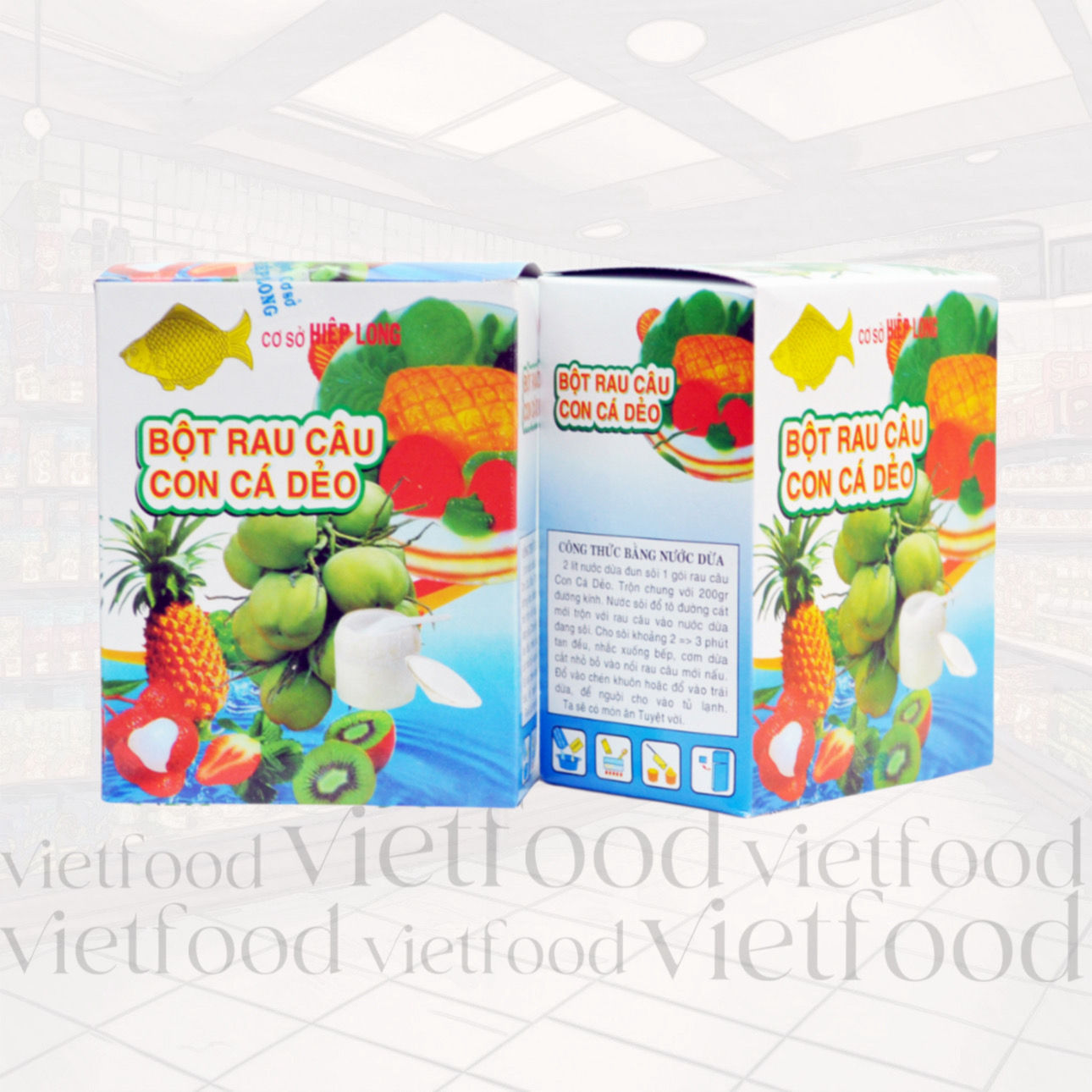 Bột Rau Câu Con Cá Dẻo 200g