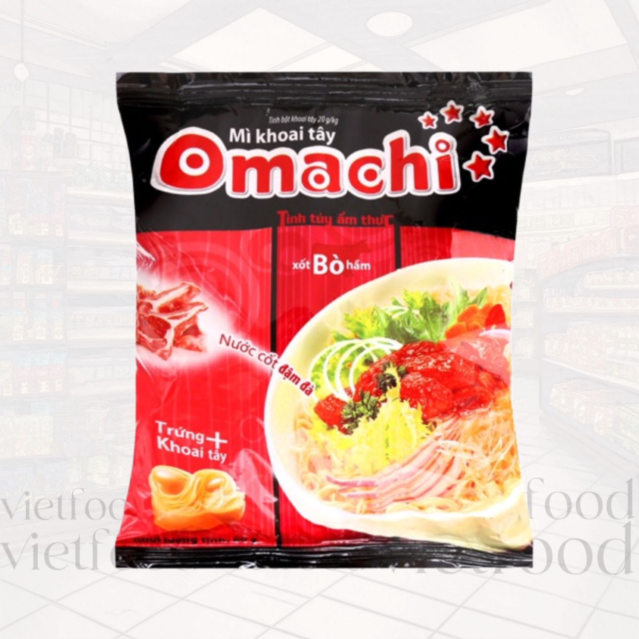 Mì Omachi Bò x30