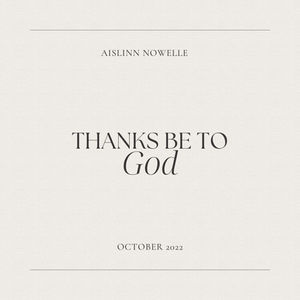 Thanks Be To God (Piano) 