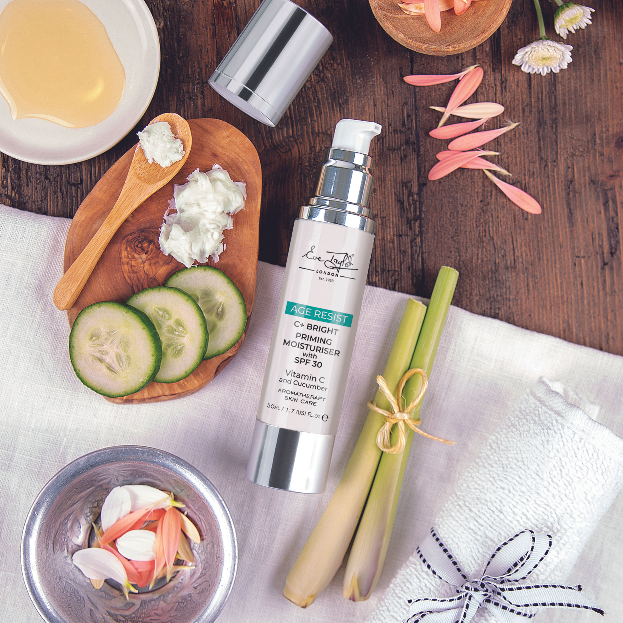 C+Bright Priming Moisturiser SPF 30 50ml- Age Resist by Eve Taylor