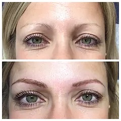 Semi permanent brows