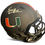 Thumbnail: Vinny Testaverde Signed Miami Hurricanes Speed Mini Helmet (Schwartz)