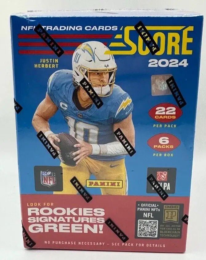 2024 Score NFL Football Blaster Box 6 Packs 132 Cards Sealed