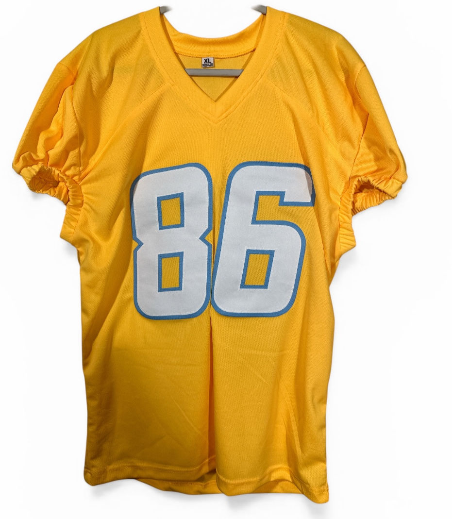 Thumbnail: Oronde Gadsden Signed Chargers Custom Jersey XL Beckett