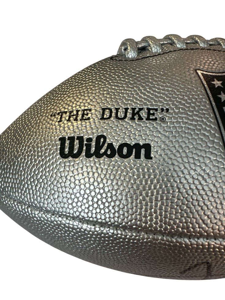 Thumbnail: Terrell Davis Signed The Duke Metallic Edition NFL Game Football (JSA)