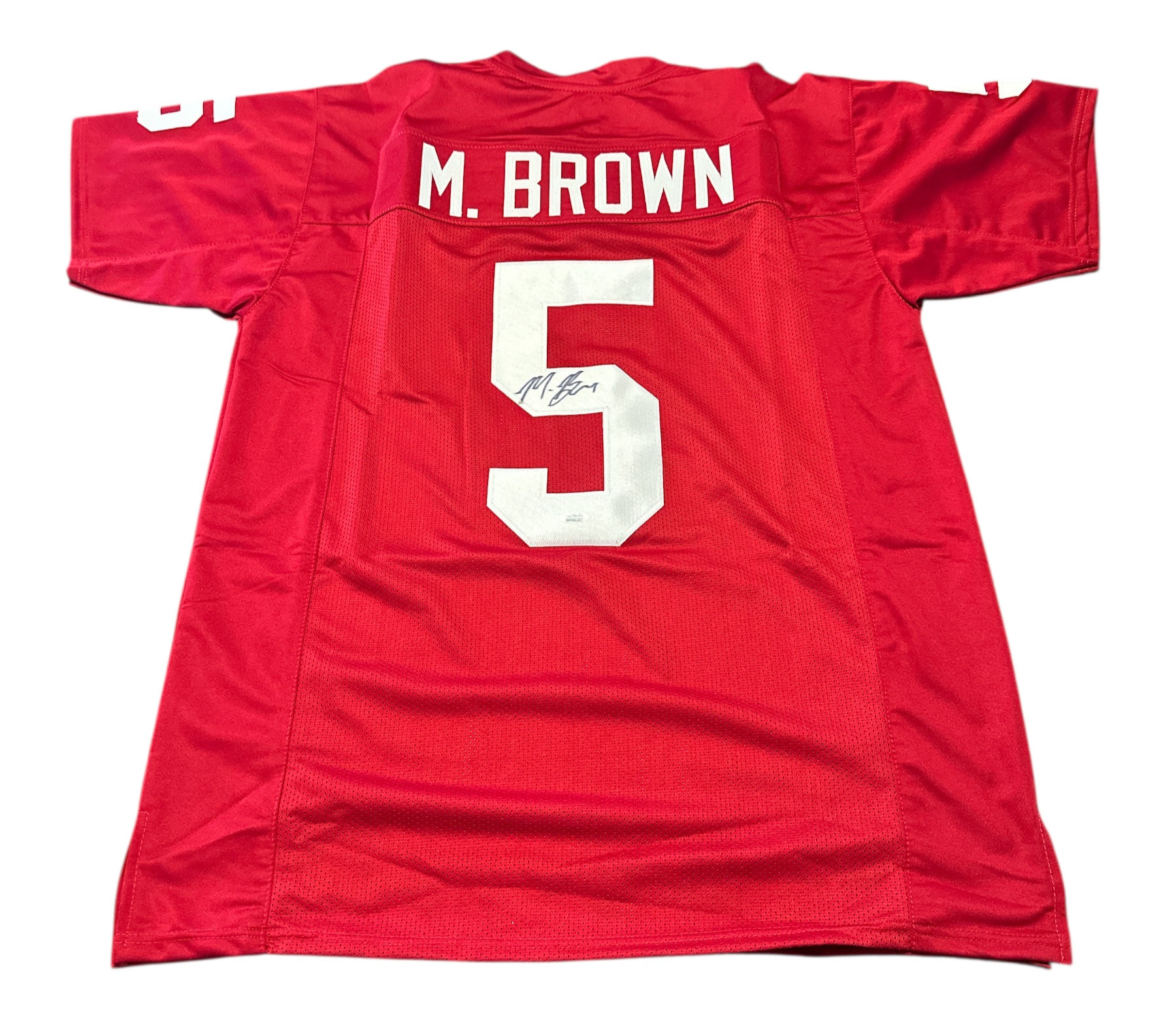 Oklahoma Marquise “Hollywood” Brown Signed Custom Jersey (JSA, Size XL)